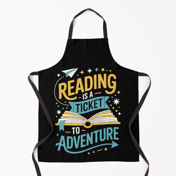 Item preview, Reading Is A Ticket To Adventure – Cute Book Lover Art designed and sold by jkrphoto.