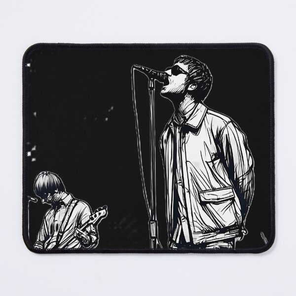 Item preview, Minimalist Line Of Oasis Performing Retro Britpop designed and sold by SusanStone88.
