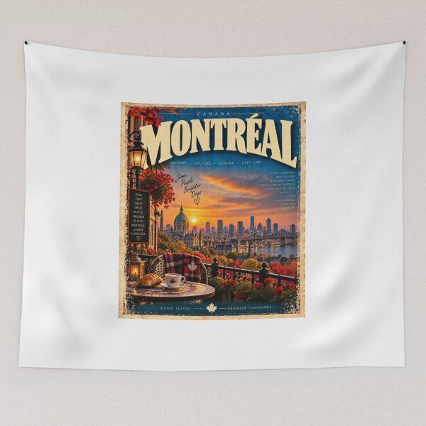 Item preview, Montréal Canada – Vintage Quebec designed and sold by Fleetwood1994.