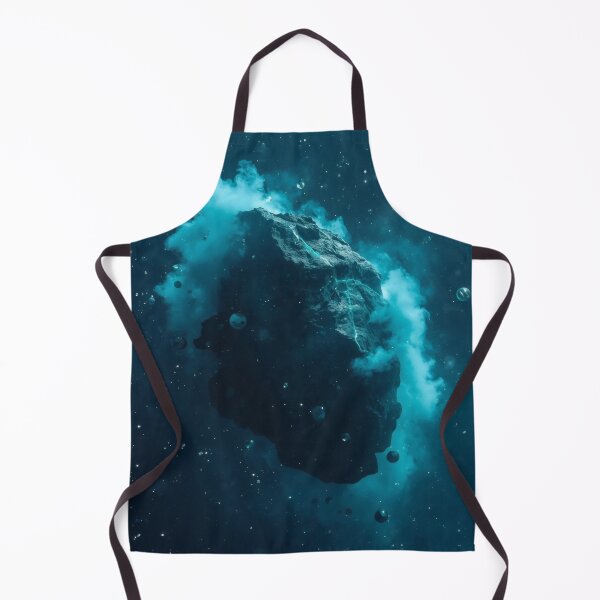 Item preview, Colossal Floating Asteroid In Cyan Cosmic Mist designed and sold by monkeybusiness.pt.
