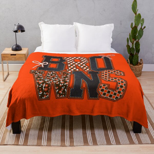 Item preview, Browns Floral Coquette Bow Denim-effect Football Team Spirit designed and sold by RockTheFeal.