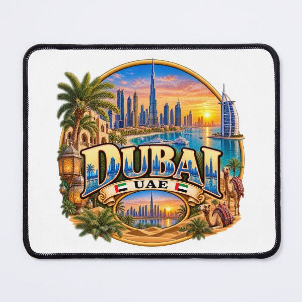 Item preview, Dubai UAE – Burj Khalifa Skyline Desert & Luxury designed and sold by Wandervogel123.