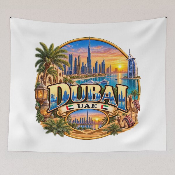 Item preview, Dubai UAE – Burj Khalifa Skyline Desert & Luxury designed and sold by Wandervogel123.