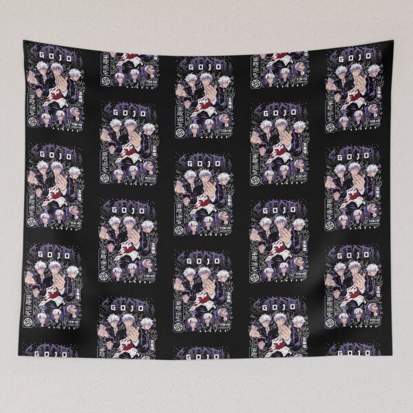 Artikelvorschau, Satoru Gojo Jujutsu Vintage Anime Grafik entworfen und verkauft von Bohepa.