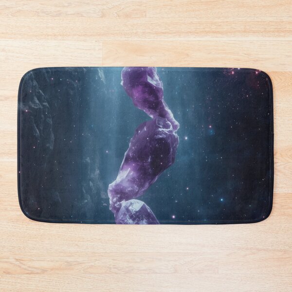 Item preview, Floating Purple Crystals In Deep Alien Abyss designed and sold by monkeybusiness.pt.