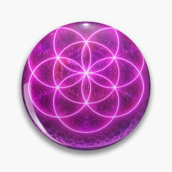 Item preview, Glowing Sacred Geometry Seed In Microscopic Cell designed and sold by monkeybusiness.pt.