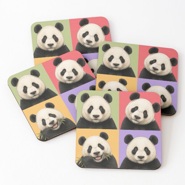 Item preview, Cute Giant Panda Portrait designed and sold by pixiedustpaint.