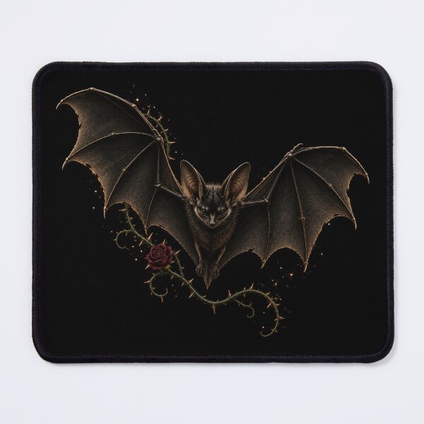 Item preview, Botanical Bat | Victorian Gothic Dark Cottagecore Art designed and sold by Briarmoire.