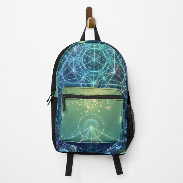 Item preview, Glowing Metatron Cube Over Microscopic Aquatic Life designed and sold by monkeybusiness.pt.