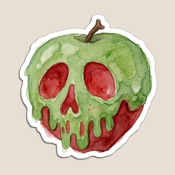 Item preview, Enchanted Poison Apple Inspired Sticker designed and sold by FormCo.
