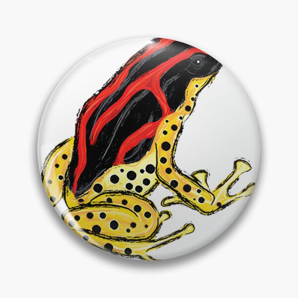 Item preview, Vibrant Poison Dart Frog Artwork Illustration with Tropical Jungle Background designed and sold by shehandilhara.