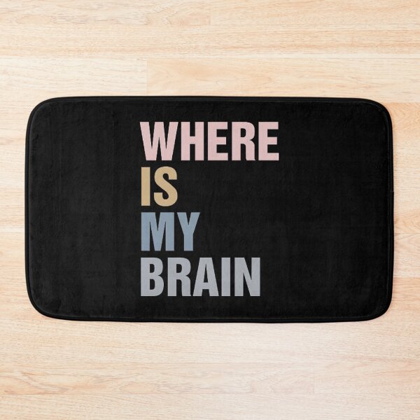 Item preview, Where Is My Brain Classic Funny Retro Design for Brain Fog and Humor Lovers designed and sold by PoleDanceMarket.