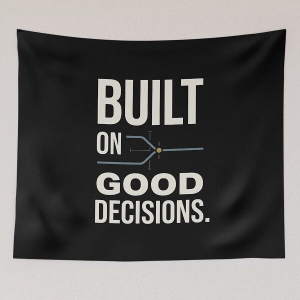 Item preview, Built on Good Decisions Mechanical Engineer Design designed and sold by Amr Darwish Graphic designer.