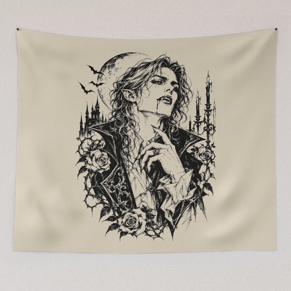 Item preview, Gothic Vampire Beneath the Moon designed and sold by bapupa.