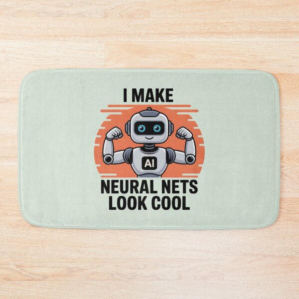 Item preview, I Make Neural Nets Look Cool – Funny AI Tech Humor designed and sold by Jollys-ArtShop.