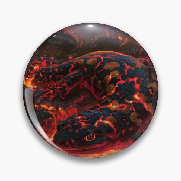 Item preview, A magnificent mythical Fire Salamander, Fantasy & Mythological Creatures designed and sold by CDC40.