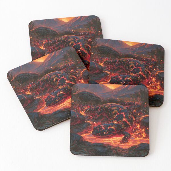 Item preview, A magnificent mythical Fire Salamander, Fantasy & Mythological Creatures designed and sold by CDC40.