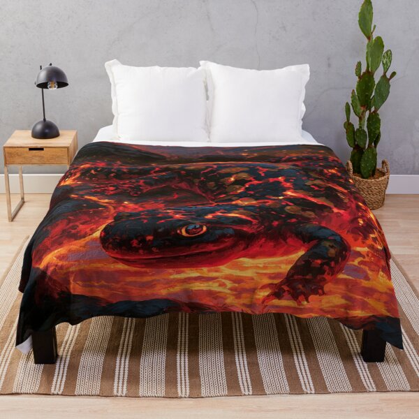 Item preview, A magnificent mythical Fire Salamander, Fantasy & Mythological Creatures designed and sold by CDC40.