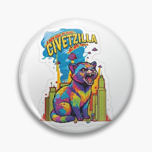 Item preview, Groovy Civet Cat Kaiju designed and sold by CecilRowell.