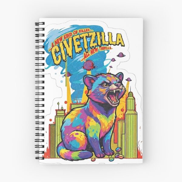 Item preview, Groovy Civet Cat Kaiju designed and sold by CecilRowell.