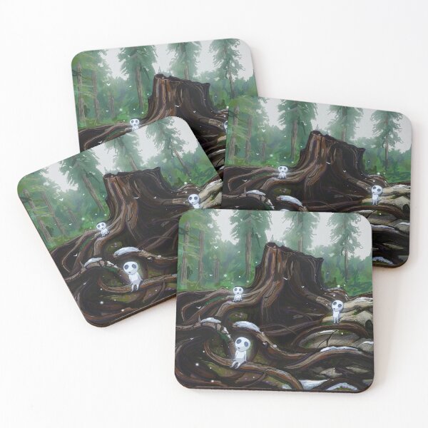 Item preview, Kodama Spirits in the Ancient Forest designed and sold by HadasG-.
