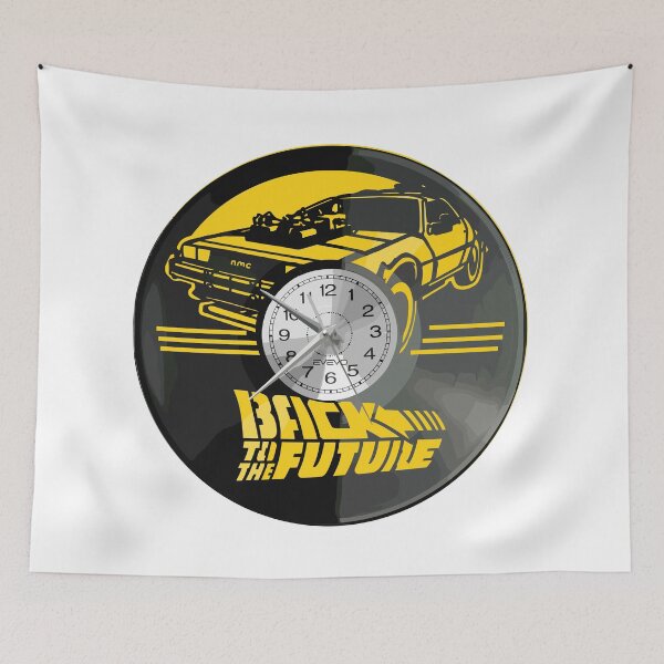 Item preview, Vintage Car Club Clock Delorean designed and sold by PrintCarClub.
