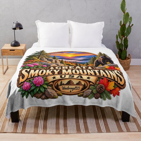 Item preview, Great Smoky Mountains USA – National Park Mountains & Wilderness designed and sold by Wandervogel123.