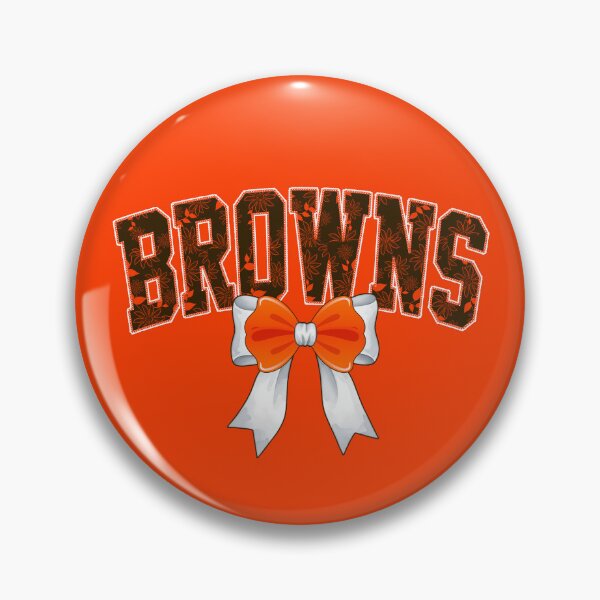 Item preview, Browns Floral Coquette Style Cleveland Football Spirit designed and sold by Floral Vintage.