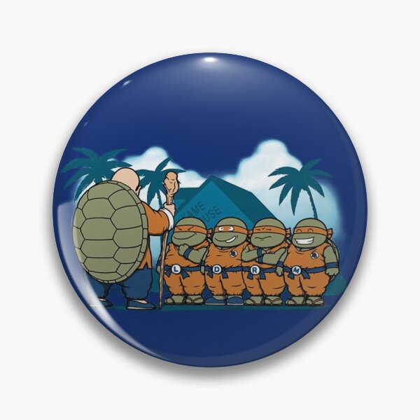 Item preview, Master Roshi Ninja Turtles Kame House Parody designed and sold by Bohepa.