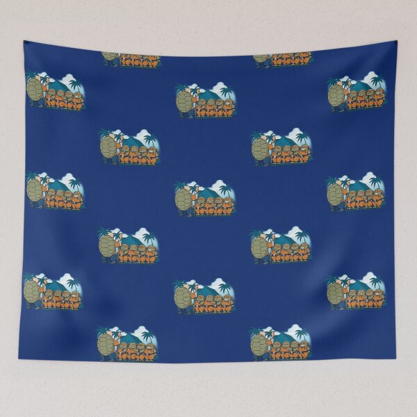 Item preview, Master Roshi Ninja Turtles Kame House Parody designed and sold by Bohepa.