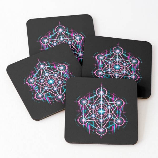 Artikelvorschau, Metatron-Siegel – Cyber-Heilige Geometrie entworfen und verkauft von JupiterGlitchEmpire.