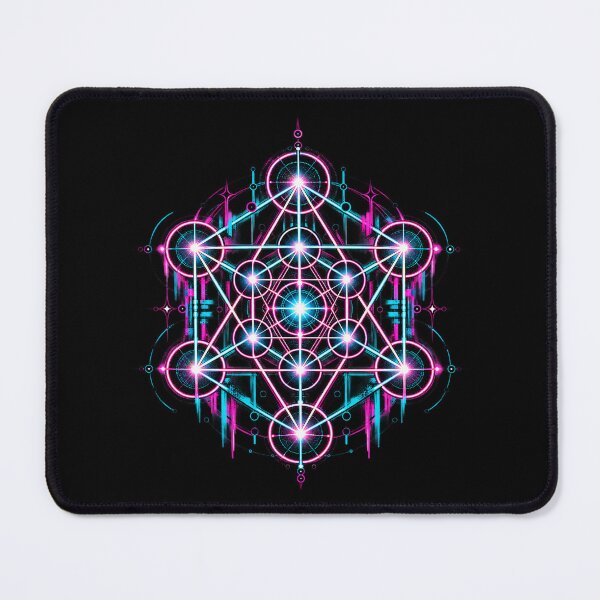Artikelvorschau, Metatron-Siegel – Cyber-Heilige Geometrie entworfen und verkauft von JupiterGlitchEmpire.