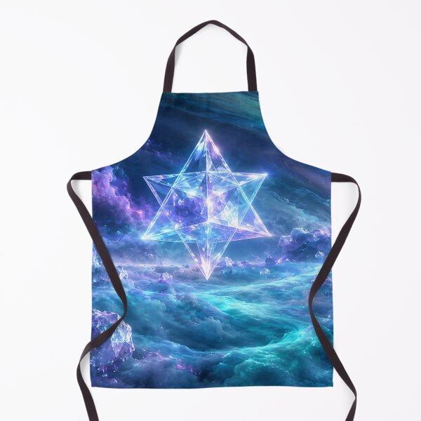 Item preview, Crystalline Merkaba Floating Above Cosmic Gas Giant designed and sold by monkeybusiness.pt.