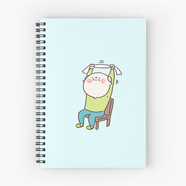 Item preview, Smiling Grandpa Stretching with a Towel designed and sold by Chunu Doodles.