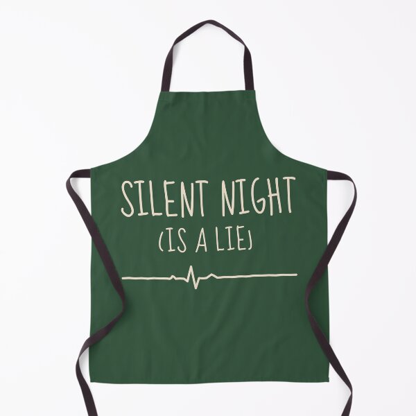 Item preview, Silent Night Is A Lie ICU Nurse Christmas designed and sold by sdcreations210.