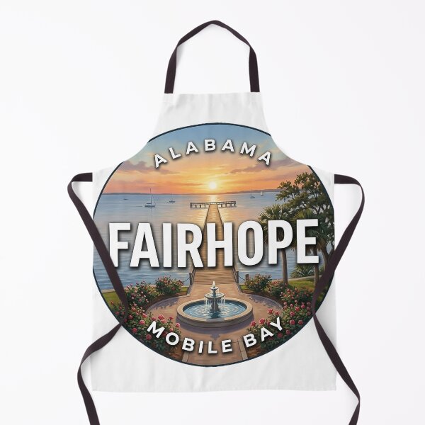 Item preview, Fairhope Alabama Round Travel Badge Sticker designed and sold by DetourDgn.