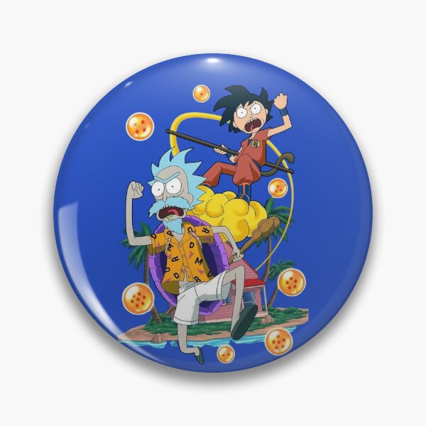 Item preview, Rick Master Roshi & Morty Goku Dragon Ball Mashup designed and sold by Bohepa.