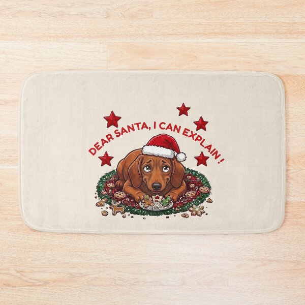 Item preview, Dear Santa I Can Explain - Red Dachshund designed and sold by The-NOKU-Co.