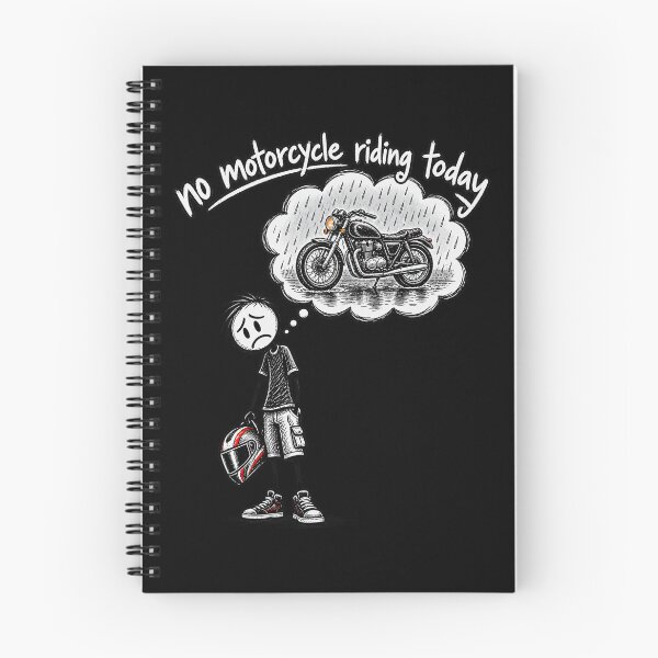 Item preview, No Motorcycle Riding Today Stick Figure Funny Biker Rain designed and sold by chem3a-wst.