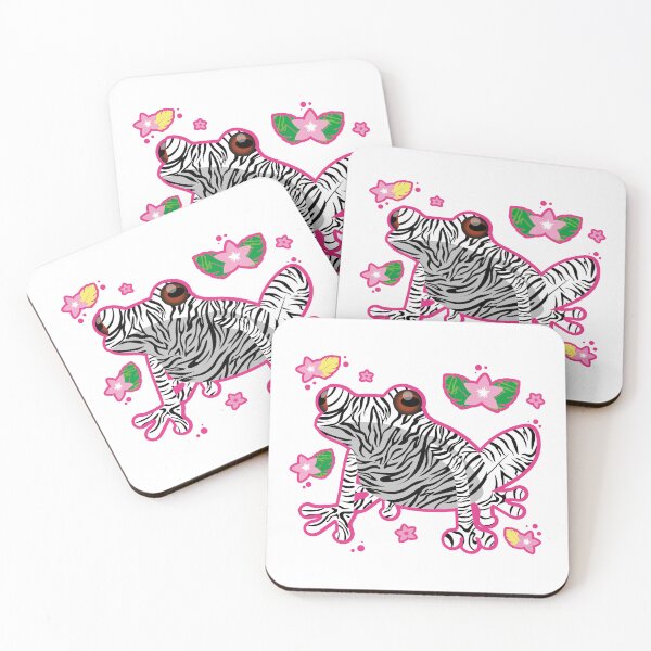 Item preview, Zebra Print Frog designed and sold by TokkiJess.