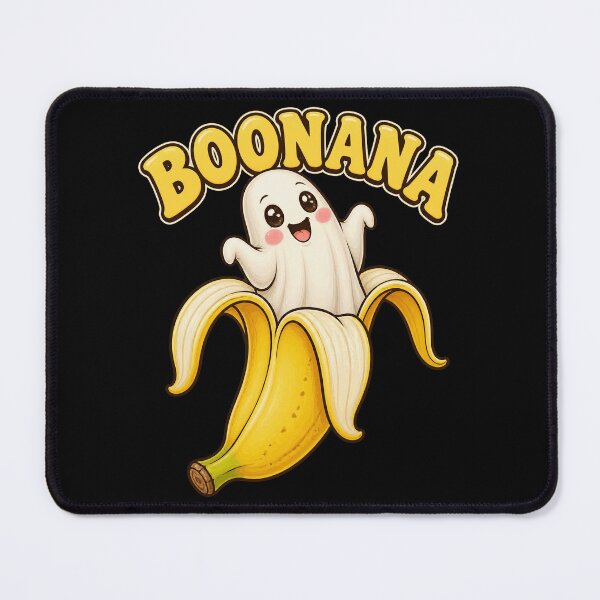 Item preview, Boonana Cute Cartoon Happy Banana Ghost Halloween Art artwork designed and sold by Felinefinesse.