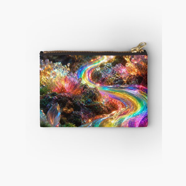 Item preview, Glowing Liquid Rainbow River Through Crystal Flora designed and sold by monkeybusiness.pt.
