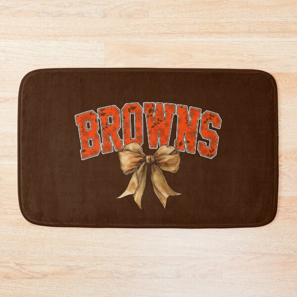 Item preview, Browns Floral Coquette Bow Football Fan Spirit designed and sold by RockTheFeal.