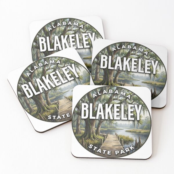 Item preview, Historic Blakeley State Park Alabama Round Travel Badge Sticker designed and sold by DetourDgn.