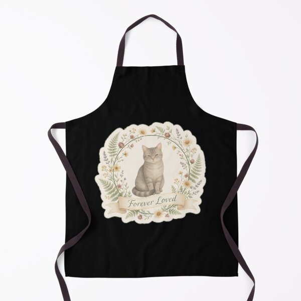 Item preview, Cat Memorial Floral Wreath — Forever Loved designed and sold by TheCalmEdit.