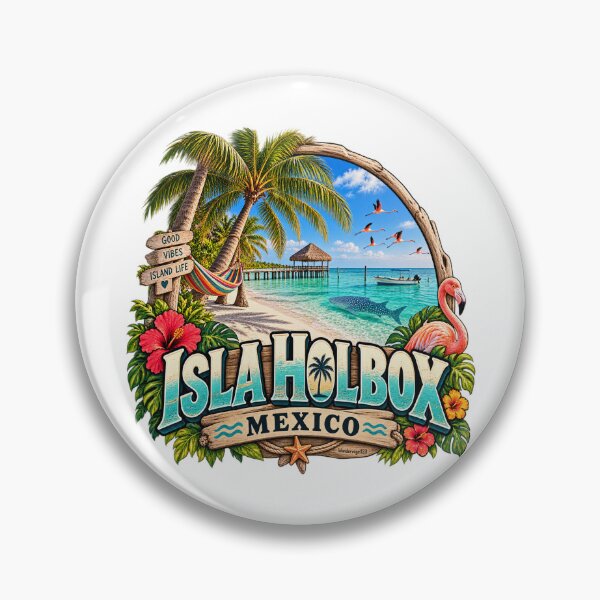 Artikelvorschau, Isla Holbox Mexico – Karibik Strand Flamingos & Inselparadies entworfen und verkauft von Wandervogel123.