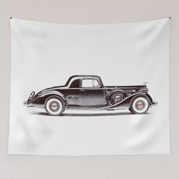 Item preview, 1937 Packard Twelve Model 1507 2/4-Passenger Coupe designed and sold by Car drawings by Pavlo Scherbatyuk.