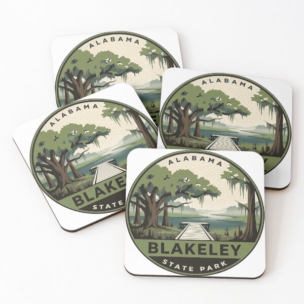 Item preview, Insignia de parque histórico Blakeley State Park Alabama Vintage designed and sold by DetourDgn.