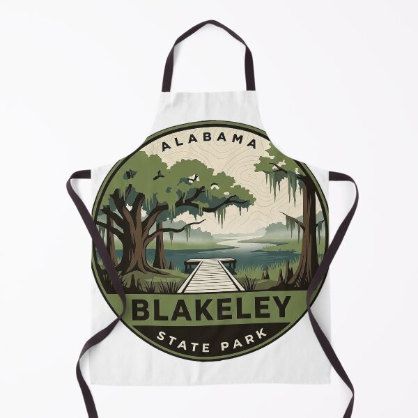 Item preview, Historic Blakeley State Park Alabama Vintage Park Badge Sticker designed and sold by DetourDgn.