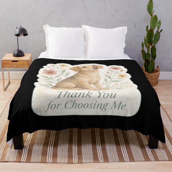 Item preview, Rescue Dog Memorial — Thank You for Choosing Me designed and sold by TheCalmEdit.